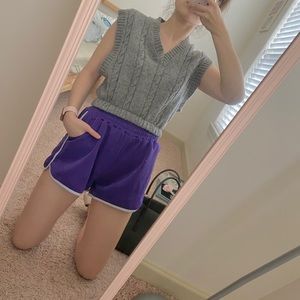 Wool blended knit vest!